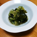 しょみ一's cooksnap of when they made きゅうりとワカメの酢の物.