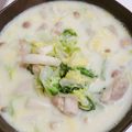 お料理勉強中♡Eri's cooksnap of when they made 簡単✨白菜と鶏のクリーム煮.