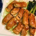マツ嫁☆'s cooksnap of when they made お酢と焼肉のたれde豆腐と大葉の肉巻き.