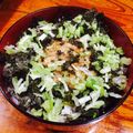なおミール's cooksnap of when they made 千葉のお母さんの納豆めかぶ丼.