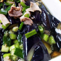 黒豆食堂's cooksnap of when they made ナスと豚肉の揚げびたし⁂麺つゆで簡単.