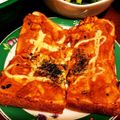 すみま～る's cooksnap of when they made お手軽★ゆで卵カレートースト.