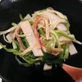 kohada2251's cooksnap of when they made 三つ葉＆ハム＆カニカマの辛子醤油和え♫.