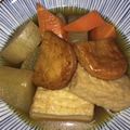 アピナス's cooksnap of when they made 厚揚げ大根ニンジンの圧力鍋煮.
