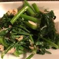 Barbie-m's cooksnap of when they made セリとツナのポン酢和え(春菊でも).