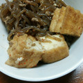 piska's cooksnap of when they made 厚揚げ挽肉糸こんにゃくのきんぴら風炒め煮.