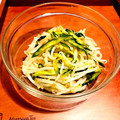 azbjbn's cooksnap of when they made 超簡単☆きゅうりともやしのナムル.