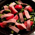 ame-ikuru's cooksnap of when they made アスパラとトマト、ベーコンの炒めもの.