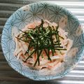 もぐ・ω・くま's cooksnap of when they made たらこマヨネーズの大根サラダ海苔もりもり.