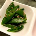 テレタビラーラ's cooksnap of when they made 止まらない！スナップエンドウのナムル.