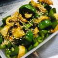 m_sy's cooksnap of when they made 種入りピーマンとちくわの中華炒め❀.