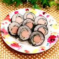 なつき☆ミ's cooksnap of when they made 魚肉ソーセージで、太巻き.