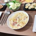 クック7ZHU6C☆'s cooksnap of when they made カルボナーラ☆.