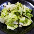 はとちむのまま子's cooksnap of when they made キャベツににんにくオイルがけ.