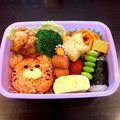 marimekkot's cooksnap of when they made ノラネコぐんだん☆おにぎり☆かわいい弁当.