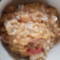 erumo11's cooksnap of when they made 節約飯！天かすとカニ蒲鉾の卵とじ丼.
