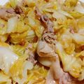 クック64OY6U☆'s cooksnap of when they made 豚肉とキャベツの梅炒め.