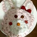 Kmam09's cooksnap of when they made 子供が喜ぶ簡単ウサギのケーキ❤.
