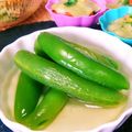クックI7I5L1☆'s cooksnap of when they made 白だしで♡スナップえんどうのおひたし.