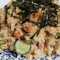クックTLDS2A☆'s cooksnap of when they made アスリート食★エネルギー補給鮭の混ぜ寿司.