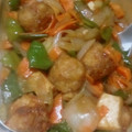 ケンチャナヨ～'s cooksnap of when they made リメイク♡野菜たっぷり黒酢酢豚風炒め.