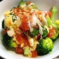 mikasasho's cooksnap of when they made 簡単！ブロッコリーのトマタマ餡掛け.