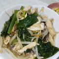 ユーロン's cooksnap of when they made 小松菜ともやしの煮浸し.