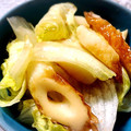 earth。's cooksnap of when they made ちくわとレタスで簡単☆オイスター炒め☆.