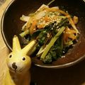 emola's cooksnap of when they made 大根の間引き菜のナムル.