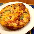 jununu's cooksnap of when they made 朝食に☆ほうれん草とウインナーのキッシュ.