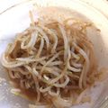 クックSHWQHD☆'s cooksnap of when they made もやしとニラのナムル ニンニクでガッツリ.