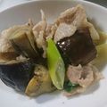 鈴のママ's cooksnap of when they made 青じそ入り豚バラ茄子のマヨポン梅肉炒め☆.