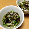 piro0829's cooksnap of when they made きゅうりと、もずくの酢の物♪.