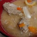 amadokoro's cooksnap of when they made つみれと大根のお味噌汁.
