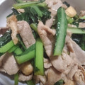 あふぉん's cooksnap of when they made 豚肉と小松菜の炒め物.
