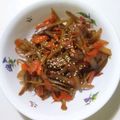 きえも's cooksnap of when they made 基本のきんぴらごぼう.