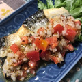 Faiza's cooksnap of when they made 塩さばのソテー　オニトママスタードソース.