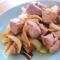 ☆３匹の子ぶた☆'s cooksnap of when they made 豚角切り肉のマヨ味噌炒め.