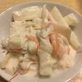 ゆいまーるん's cooksnap of when they made 梅マヨドレッシングで長芋のサラダ.