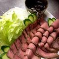 Namimomy's cooksnap of when they made 炊飯器で簡単！ 俺のローストビーフ.