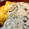 toshio39's cooksnap of when they made ファファオムレツのホワイトソースかけ！.