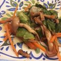 seacomet's cooksnap of when they made レタスと茸サラダバルサミコドレッシング.