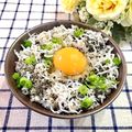 toraちゃん♪'s cooksnap of when they made しらすとごま☆SG☆TKG卵かけごはん.