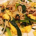 misora＊'s cooksnap of when they made 豚こまともやしでニラ玉炒めをメインに！.