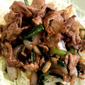 たろべえ2000's cooksnap of when they made 豚こま切れで簡単◎しょうが焼き.