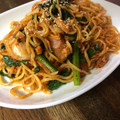 marica猫's cooksnap of when they made 簡単 キムチ焼きそば.