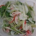 クックかわまい's cooksnap of when they made 玉ねぎとカニかまのサラダ.