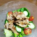 麻's cooksnap of when they made ビーフ焼肉サラダ（焼肉のタレレシピ付）.