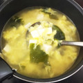 kyanna09's cooksnap of when they made わかめと豆腐とふわふわ卵の中華スープ.