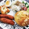 さん屁ぇです's cooksnap of when they made ピーナッツバターとくるみのマフィン♡.